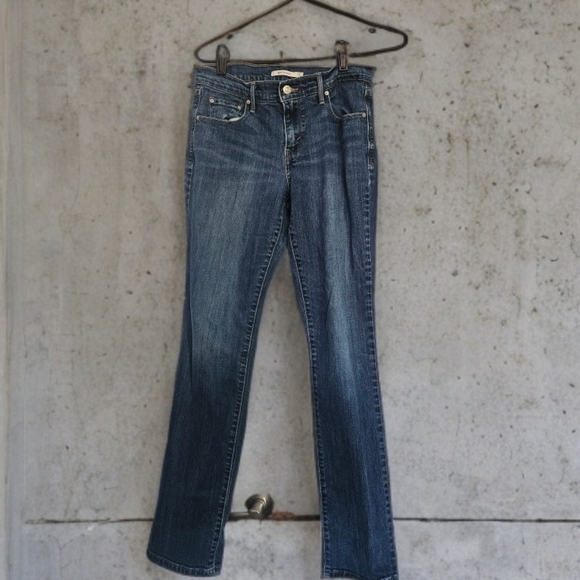 Levi's 505 Straight Leg Blue Jeans Classic Fit - Picture 1 of 5